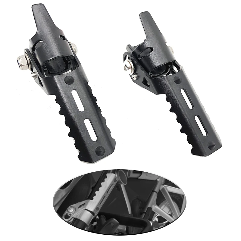 For BMW F800GS Adventure S1000XR F750GS F850GS C400X C400GT Motorcycle Highway Front Foot Pegs Folding Footrests Clamps 22-25mm