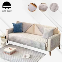 thicken plush sofa towel european living room decor sofa protector furniture non slip couch cover for home bay window cushion