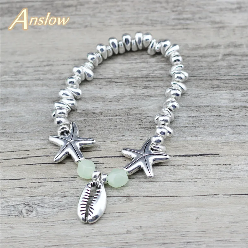 Женский браслет с морскими звездами Anslow винтажный сделай сам летняя бижутерия