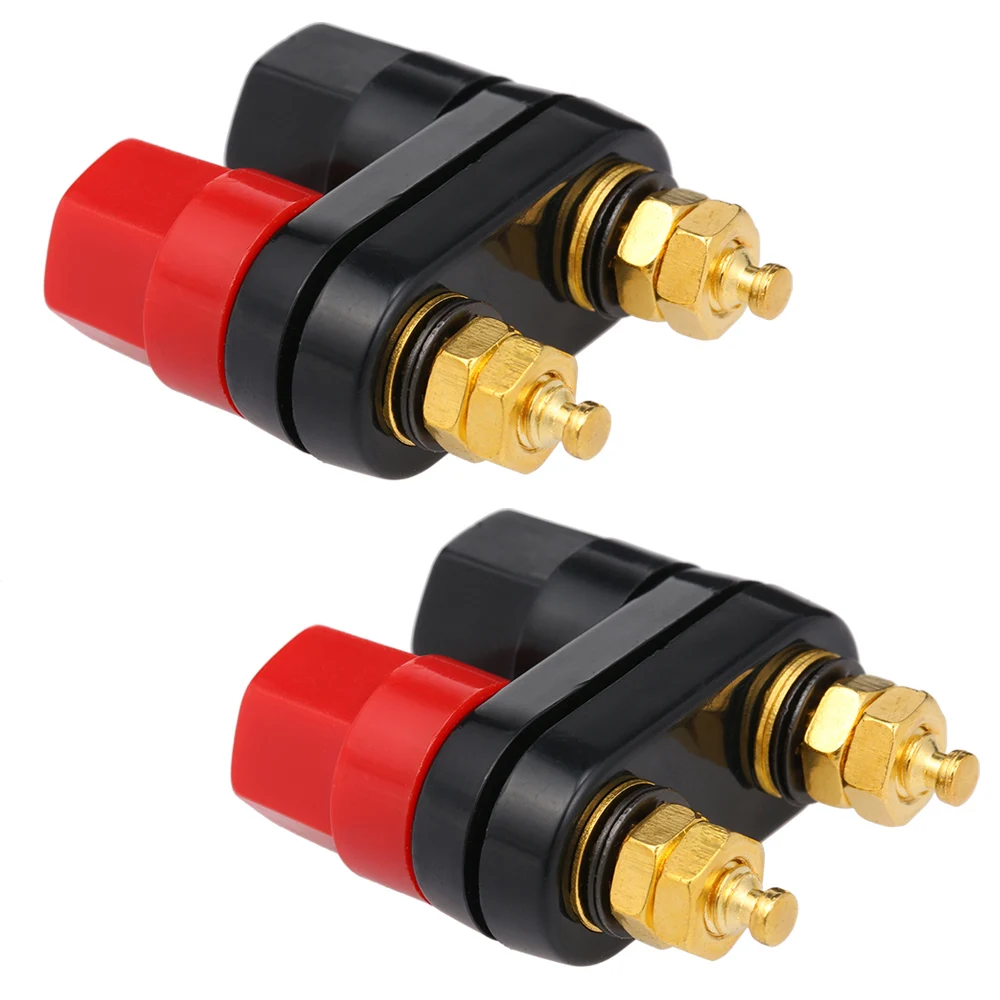 4 мм двойной разъем типа банан Клеммная клемма для усилителя динамика блок