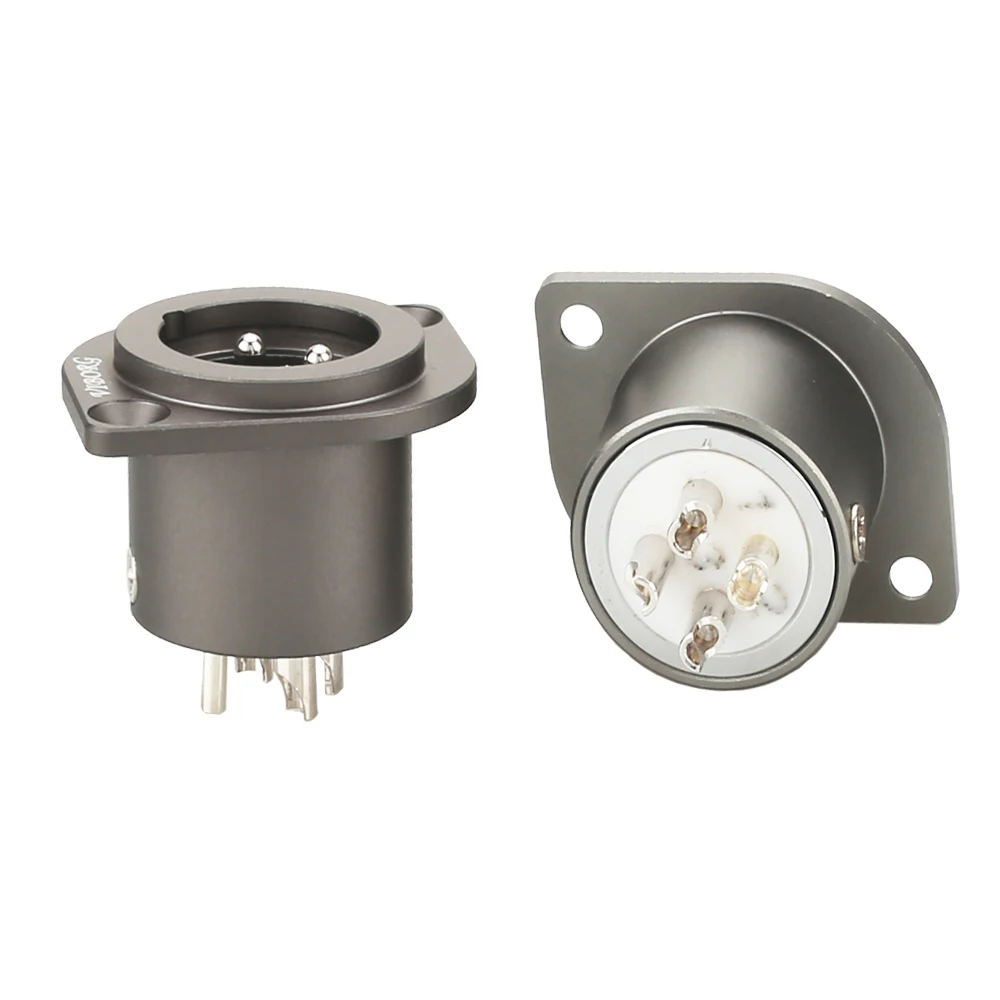 Выборг 2 шт. CM201R усилитель микрофона покрытого родием чистый Медь PTFE изоляции 3