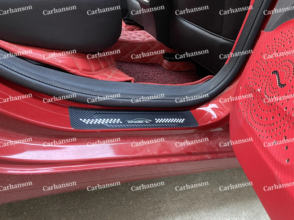 Для MG6 MG 6 2020 Авто дверные ручки наклейка для порога Накладка аксессуары ног