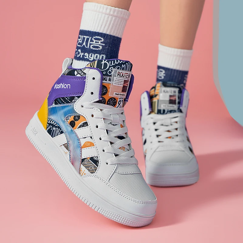 

Мужские повседневные кроссовки, высокие, сочетающиеся цвета, износостойкие и дышащие, Спортивная повседневная обувь, модные осенние