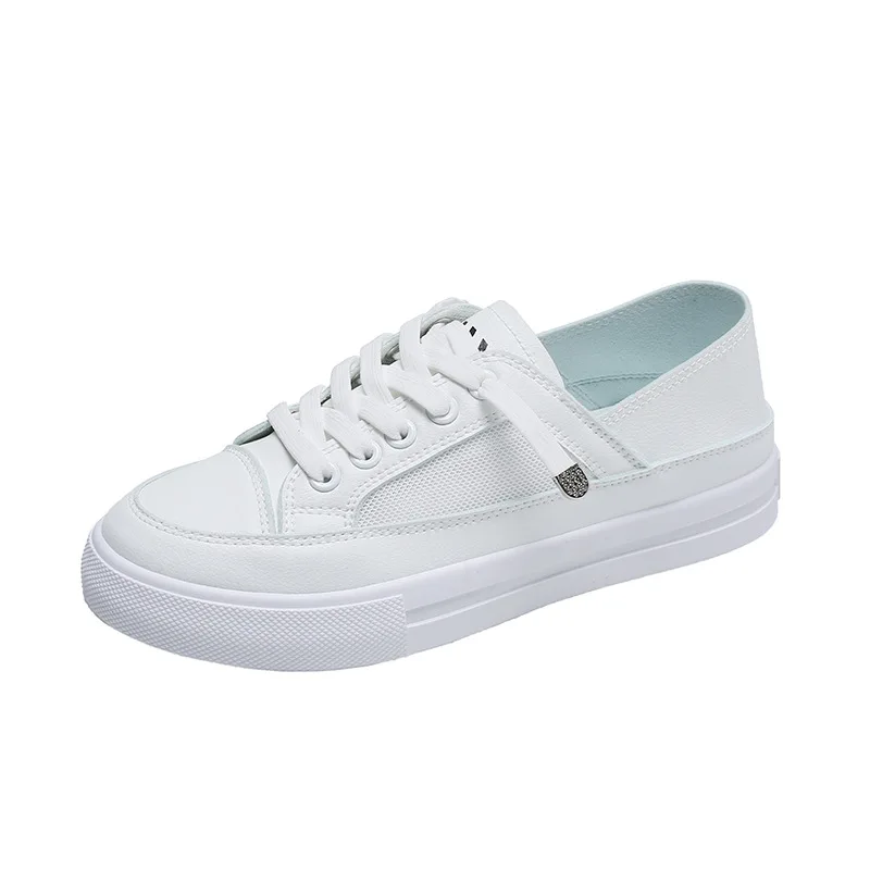 

2021 Ins Tide Breathable Sport White Shoes Female Summer New Korean Mesh Board Shoes Female Walking Shoes for Women Sneakers