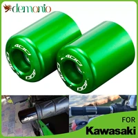 78 22mm motorcycle cnc handlebar gear balanced plug slider handle bar end weights grips cap for kawasaki z400 z 400 all year