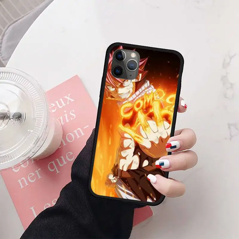 

Japanese anime Fairy Tail pattern Phone Case for iPhone 11 12 mini pro XS MAX 8 7 6 6S Plus X 5S SE 2020 XR