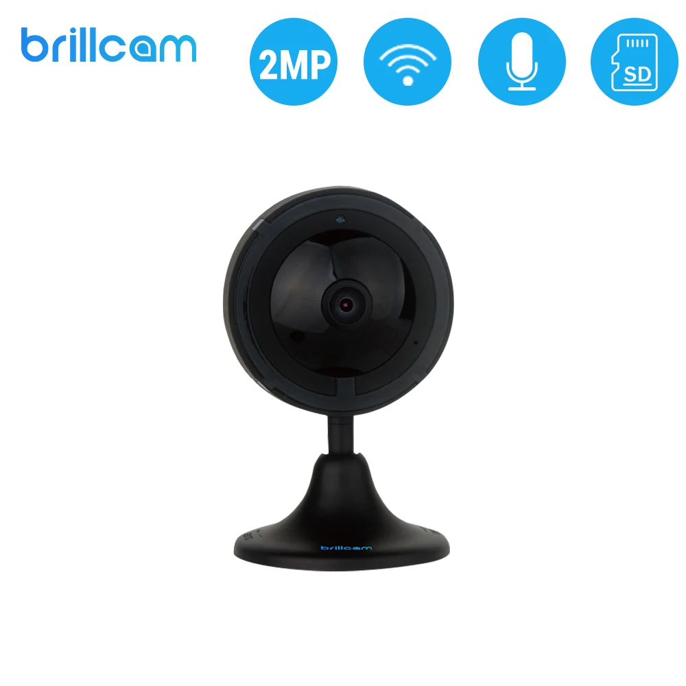 Brillcam Wifi камера 1080P умная домашняя ip HD ночное видение AI Обнаружение движения