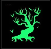 Водонепроницаемая Временная тату-наклейка светящаяся блестящая Хэллоуин Ведьма