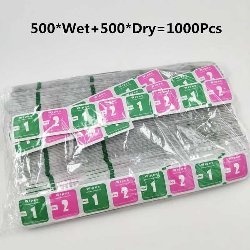 Alcohol Wipes,Dry Wet Cleaning Wipes Paper Camera Lens Phone Screen Dust Removal for Phone LCD Screen Cleaner 500*Dry+500*Wet