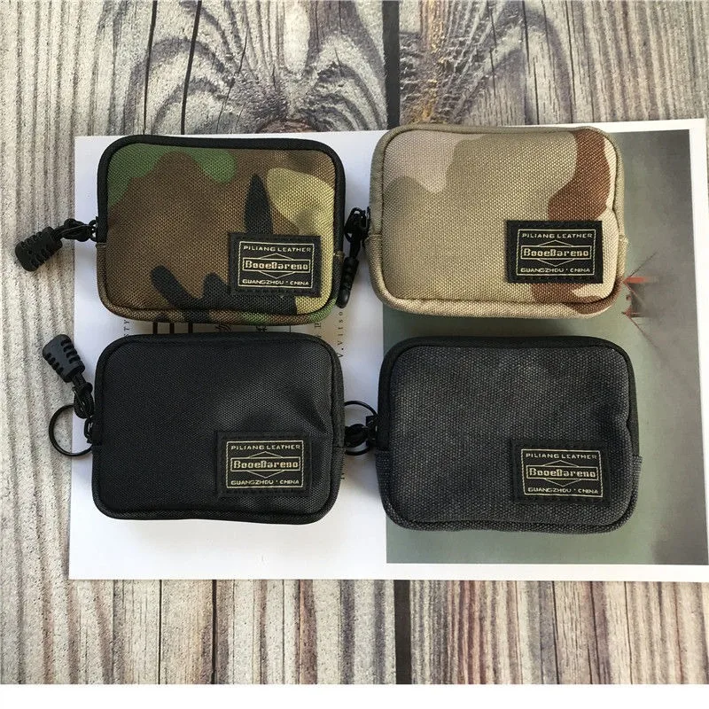 

2021 Japan Luxury Brand Men Nylon Wallets Male Credit Card Zipper Holder Purses Money Coin Holder Wallets Men Mini Purse Bolsas