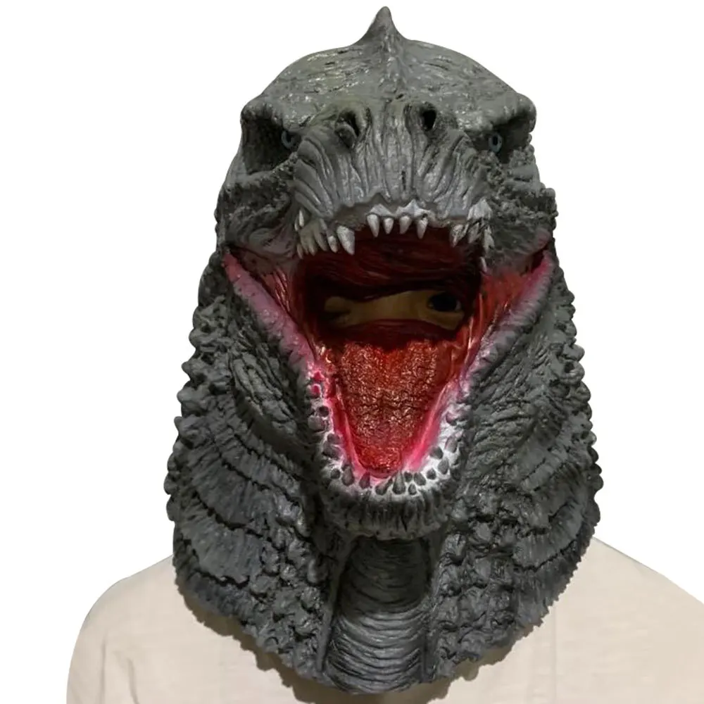 В виде динозавра и монстра маска латексное животное головной убор мультфильм на