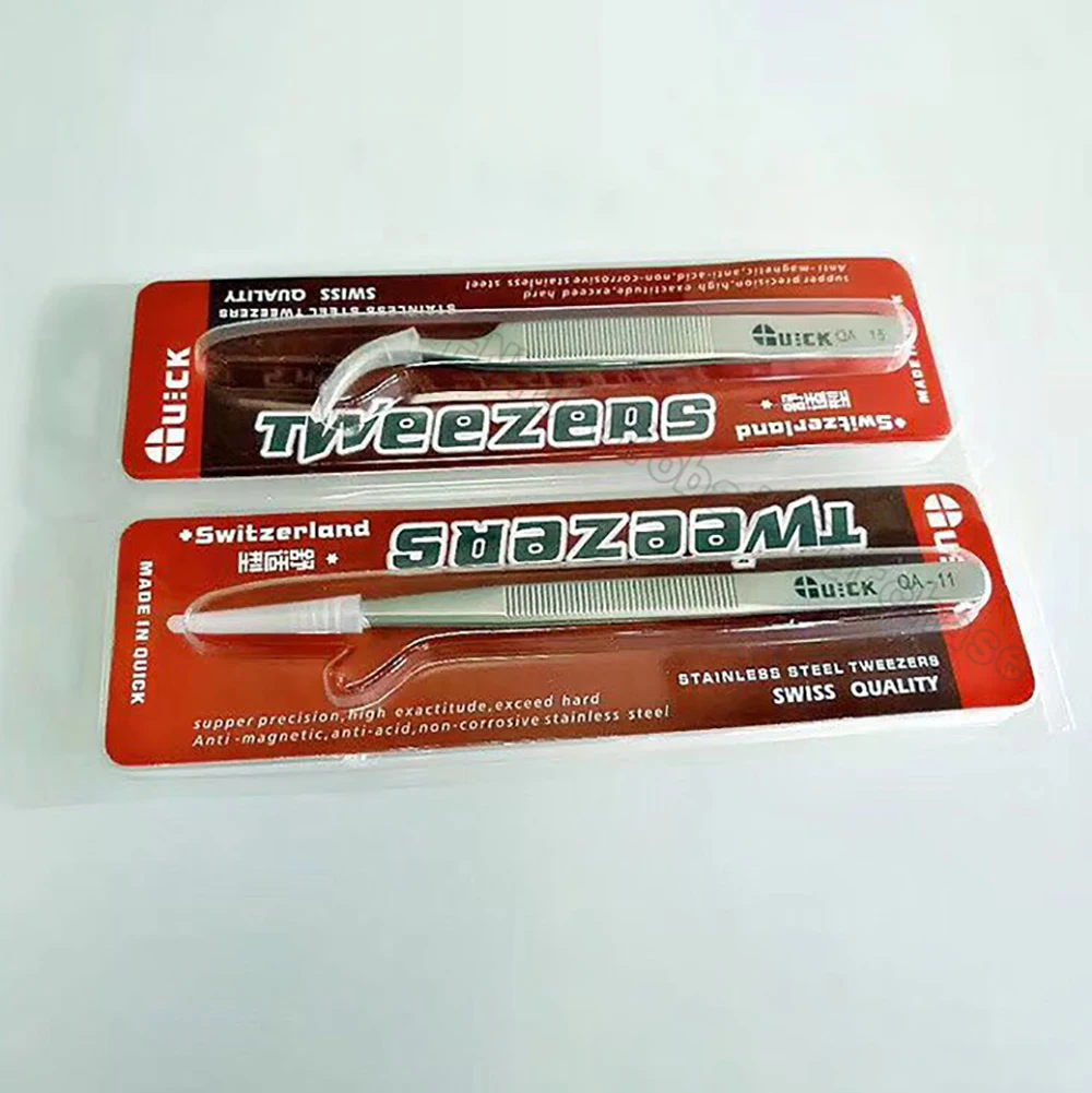 Текстурированный нескользящий пинцет прямой и Изогнутый из нержавеющей стали