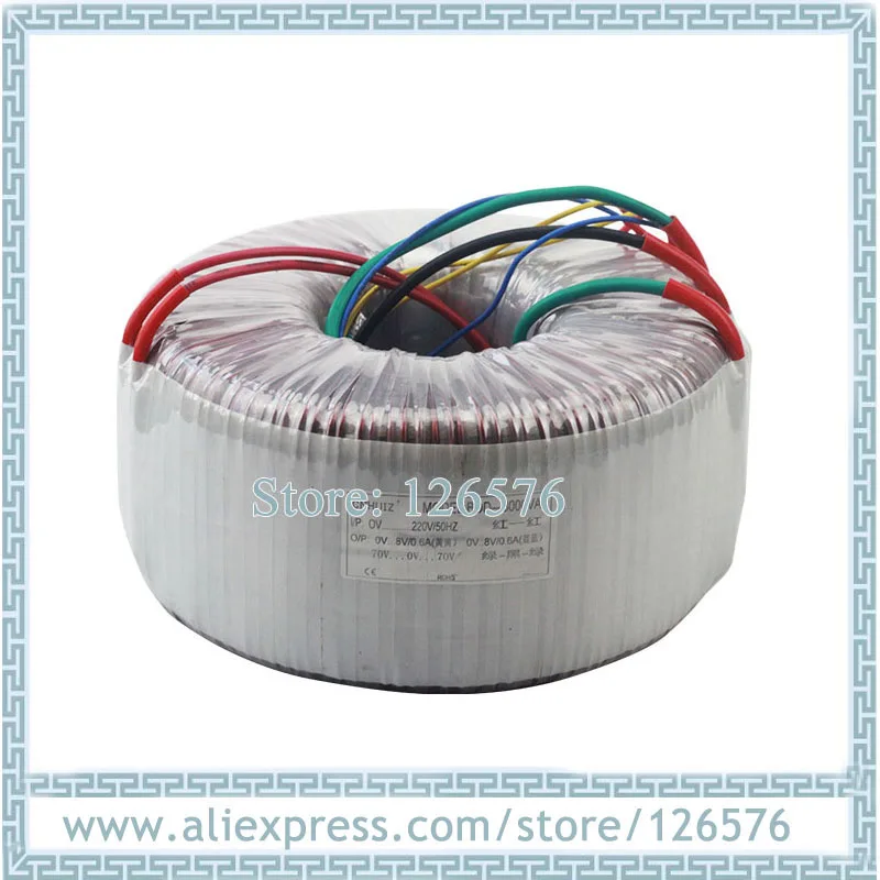 Новый Медный тороидальный 30 Вт 30ва входное напряжение AC220V/AC110V выходное 110 в 70 48 24 12