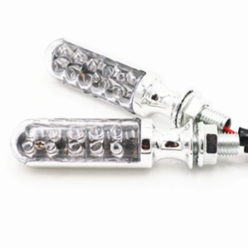 Универсальный мотоциклетный светодиодный светильник из хромированного металла