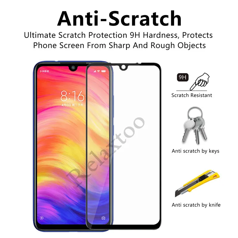 Защитное стекло для xiaomi redmi note 7 Защита экрана 7a закаленное xaomi red mi a note7 redmi7