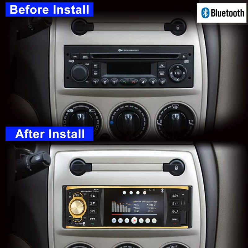 LTBFM автомобильное радио 1 din 4019B FM Авто аудио стерео MP5 Автомобильный плеер Bluetooth