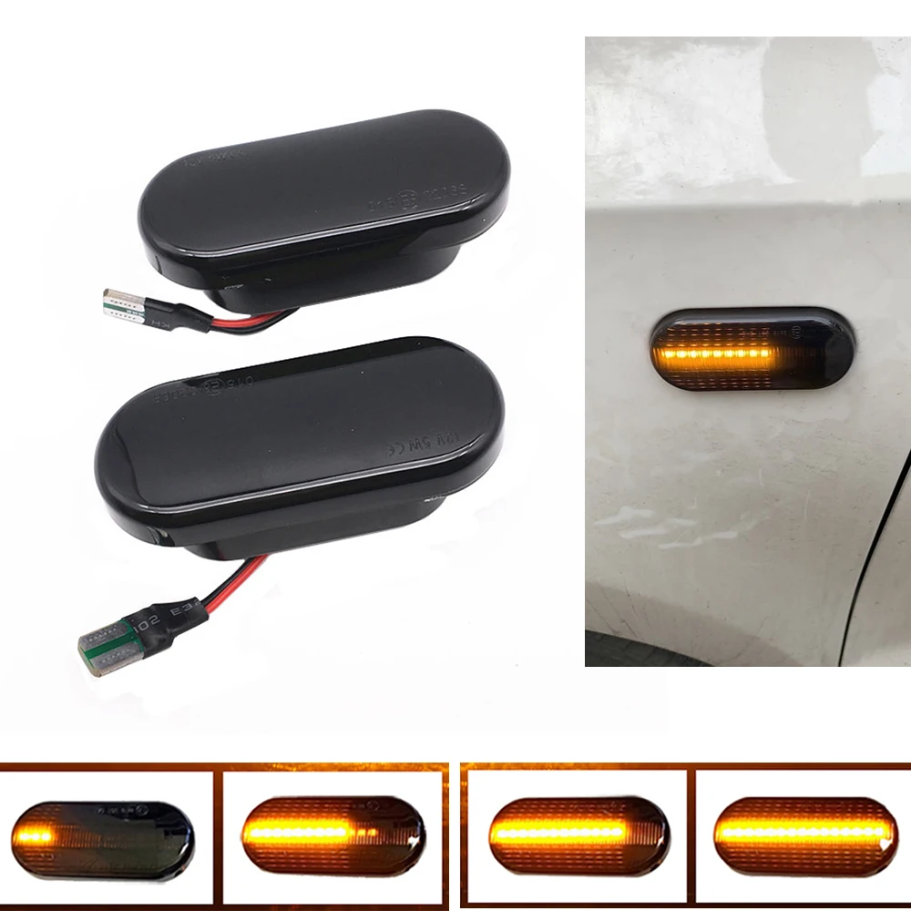 Светодиодный динамический бокосветильник индикатор 2 шт. сигнальная лампа