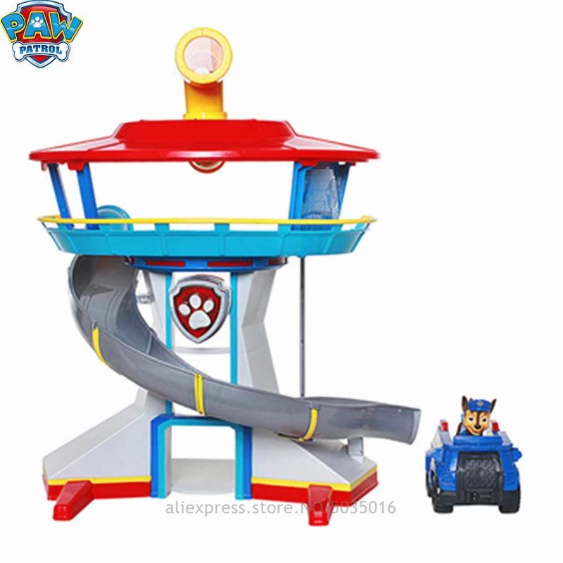 Щенячий патруль коллекция собачий Сторожевая Башня трек спасательная гоночная