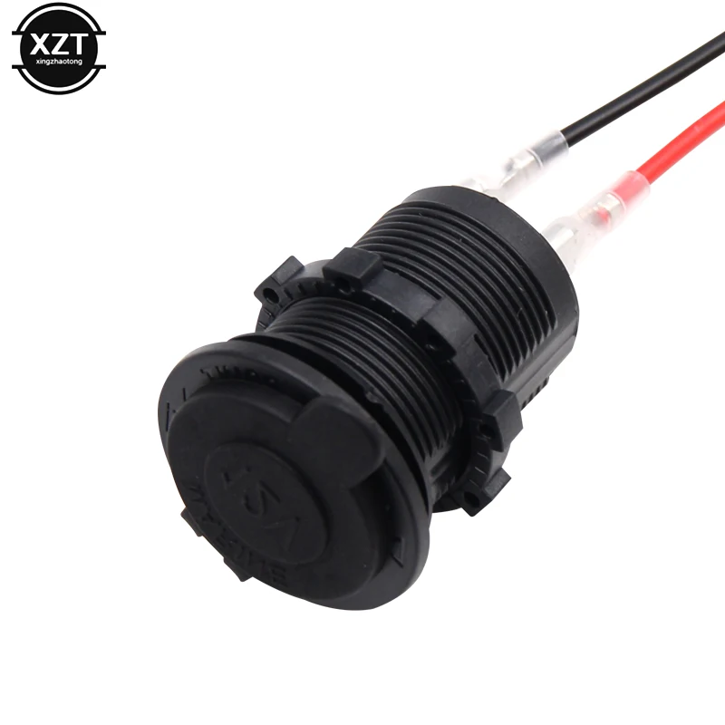 Водонепроницаемая вилка для прикуривателя мотоцикла 12 В 24 штепсельная Вилка