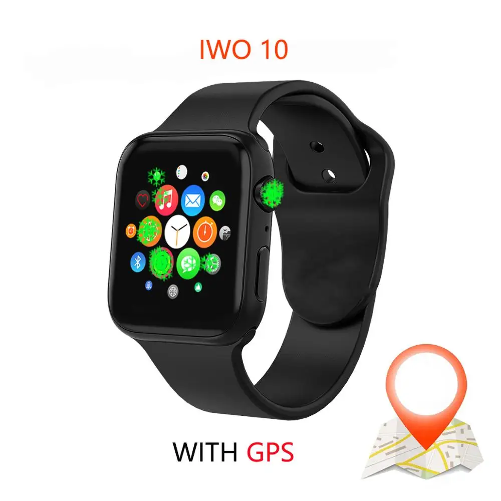 IWO 10 Смарт часы Bluetooth 1:1 Series 4 gps Inteligente Brinde Pulseira умные Android для обновления IOS 9 8 7 5