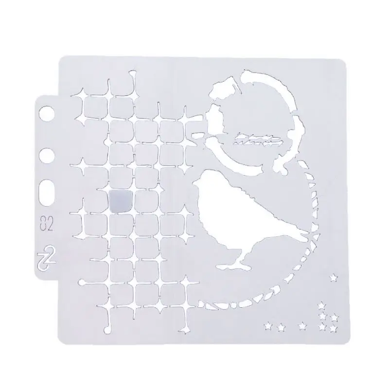 Птица цветок трафареты для дома шаблон картина Скрапбукинг штампующий альбом