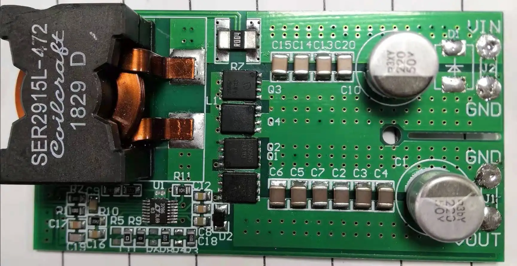 

LTC3786 Boost Module High Power Boost Module