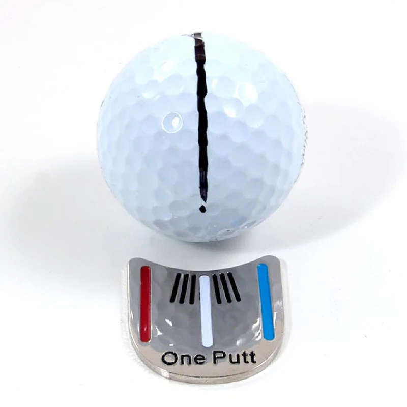 

1Pcs Putt Golf Putting Alignment Aiming Tool Ball Marker With Hat Clip Wholesale Magnetic P3S4