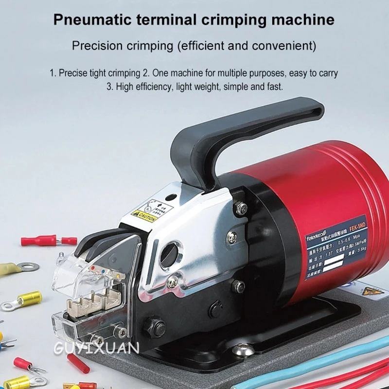 

FEK-5ND pneumatic terminal crimping machine multifunctional pneumatic crimping tool crimping machine terminal crimping tool