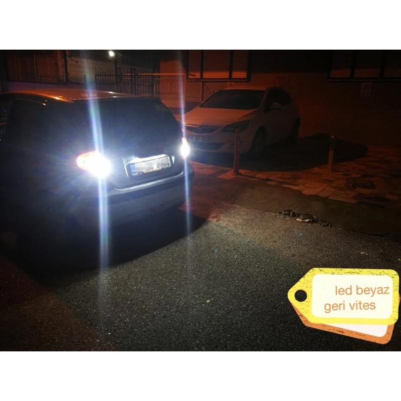 

2 pieces P21W Ba15s 1156 Car LED Bulb PY21W Bay15d 1157 LED Turn Signal Light 12V 6500K 4014SMD 950Lm Car Back Parking Lamp Red