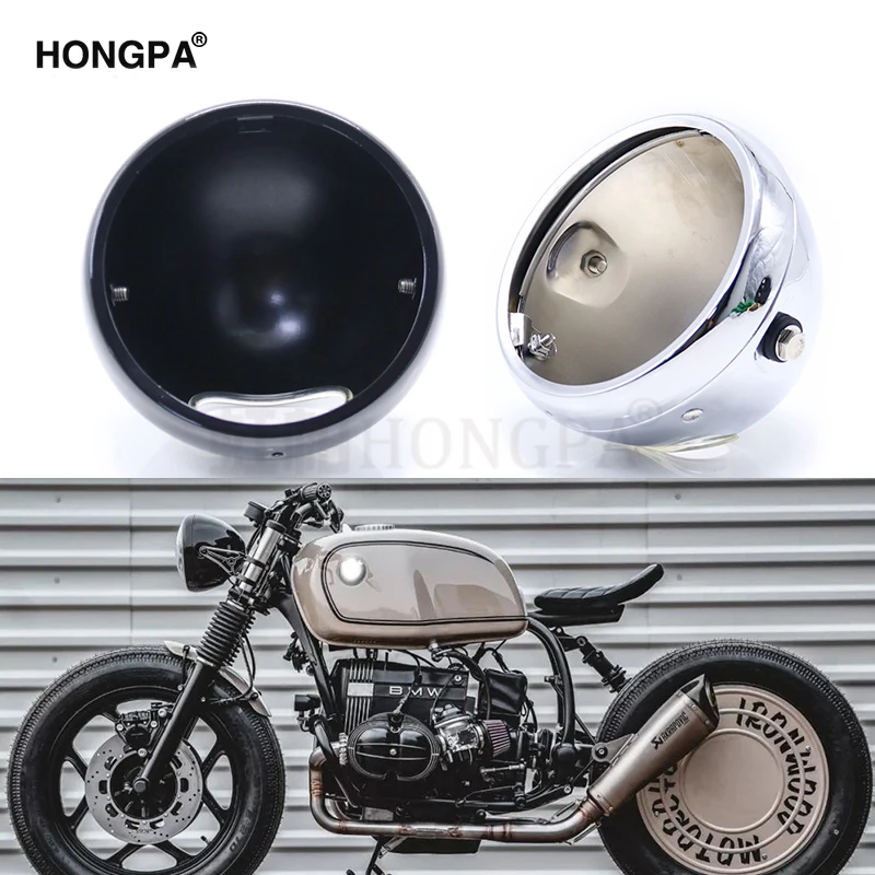 Универсальный 5 75 &quotмотоцикл Маяк мотора скутер Винтаж головной свет лампы Чехлы