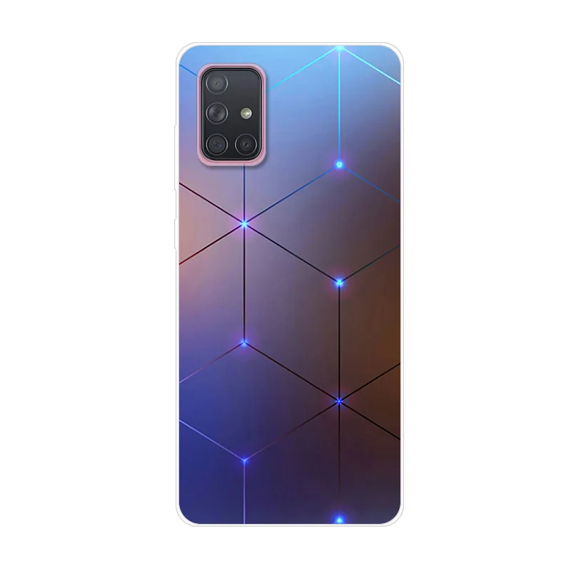 For Samsung A71 A52s A51 Case Clear TPU Silicone Soft Phone Cover Case For Samsung Galaxy A71 A52s 5G A51 Back Cover Case Funda