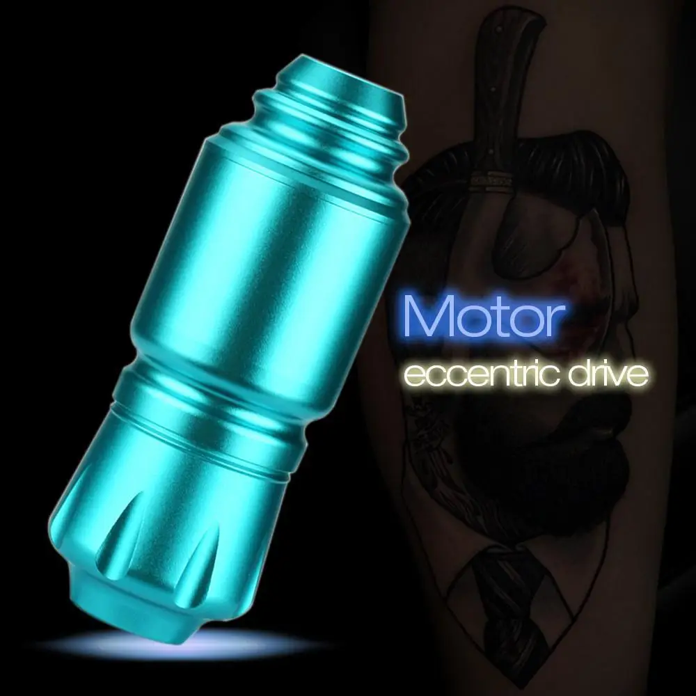 Алюминиевая тату-машинка в форме ракеты Вращающаяся ручка для перманентного