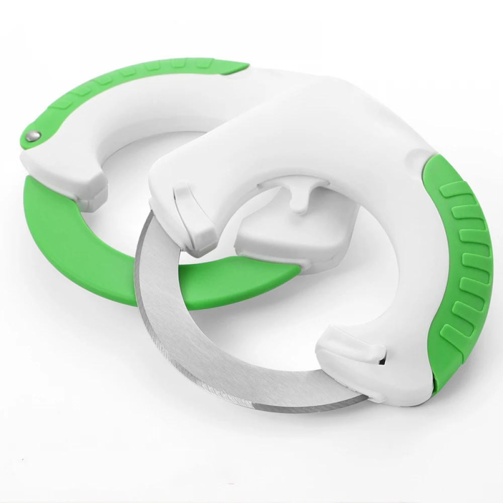 Многофункциональный Круглый нож из нержавеющей стали измельчитель для овощей