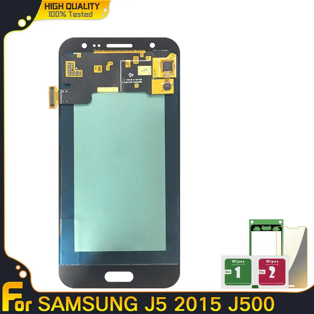 ЖК дисплей AMOLED для Samsung Galaxy J5 2015 J500 J500F J500FN J500H J500M 20 контактов сенсорный дигитайзер