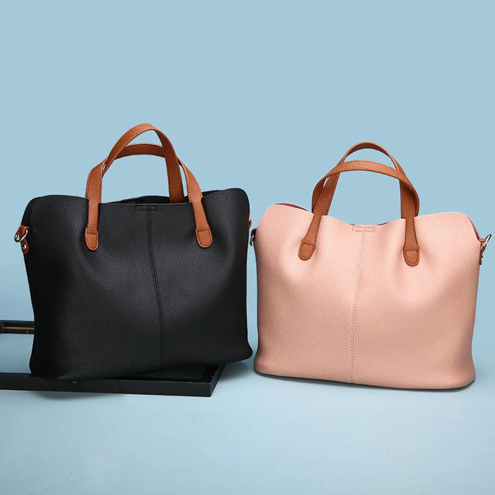 Женская сумка модная кожаная однотонная сумка через плечо на молнии на плечо Bolsa Feminina сумки Прямая Bolso Mujer# YL5