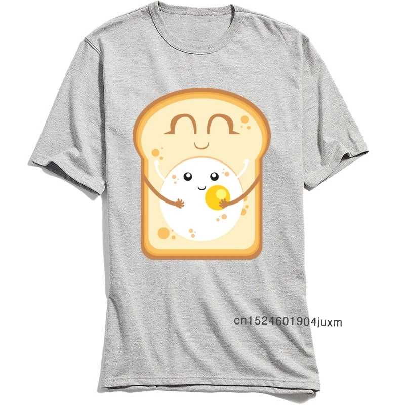 Крутые уличные мужские футболки обнимают яйцо! Футболка с рисунком короткими