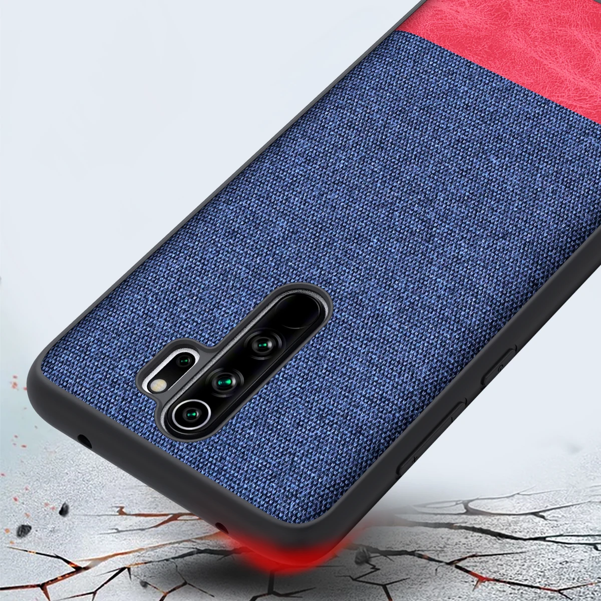 Чехол для Xiaomi Redmi Note 8 Pro противоударный мягкий силиконовый чехол из ткани Mi 9T K30 K20 9