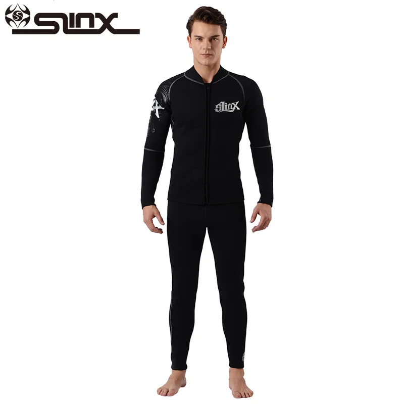 Slinx 3 мм Мужской Женский флокирующий гидрокостюм для подводного плавания