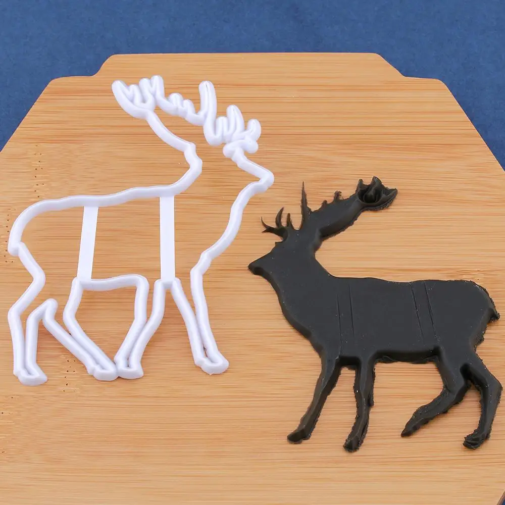 8 шт./компл. Рождественские Формы для выпечки снежинки лось олень рождественские