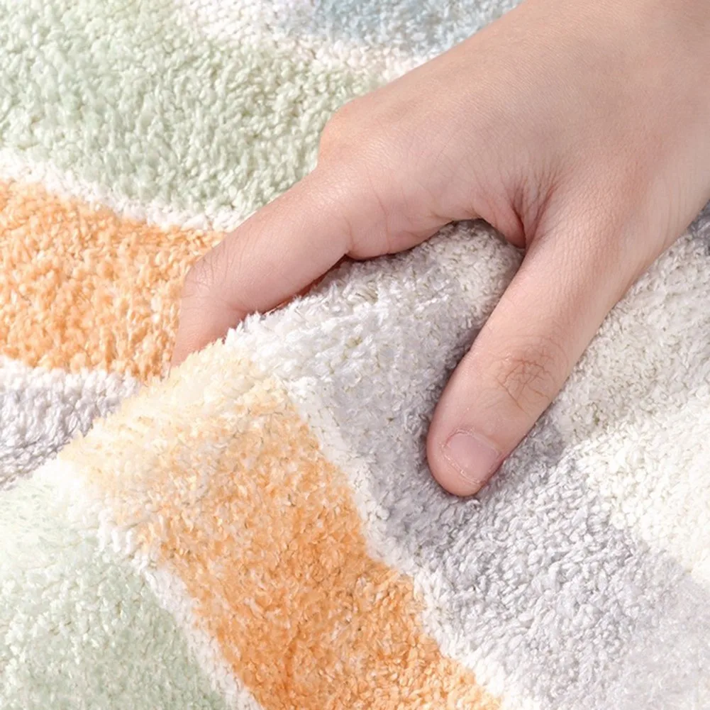 Овальный прикроватный коврик для длинных ног пушистый супер мягкий из овечьей