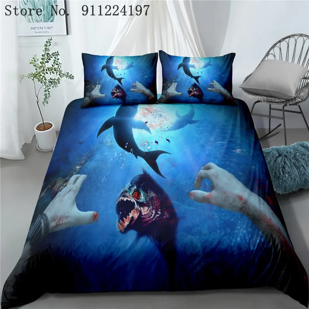 Домашний текстиль глубоководная Акула пуховое одеяло покрывало стеганное
