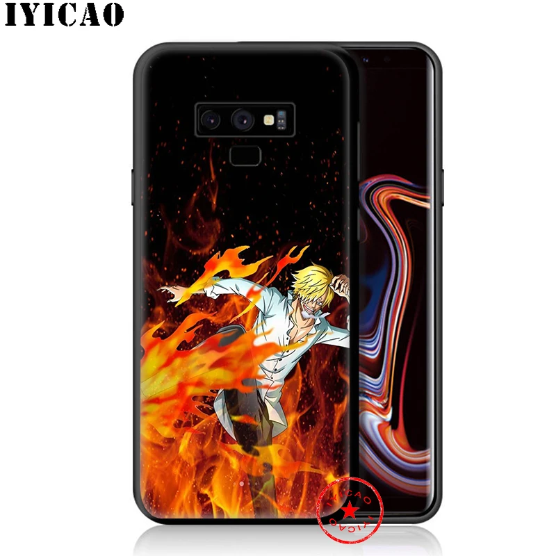 IYICAO One Piece Anime Soft Case for Samsung Galaxy S10e S10 S9 S8 Plus S6 S7 Edge Note 10 9 8 TPU |
