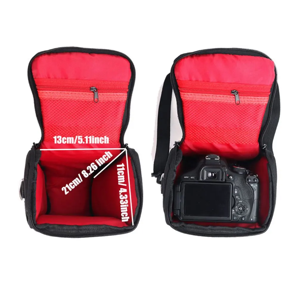 

Photo Camera Sling Bag Shoulder Cross Digital Case Waterproof Rain Cover DSLR Soft Men Women Bag for Canon Nikon Sony SLR Nylon