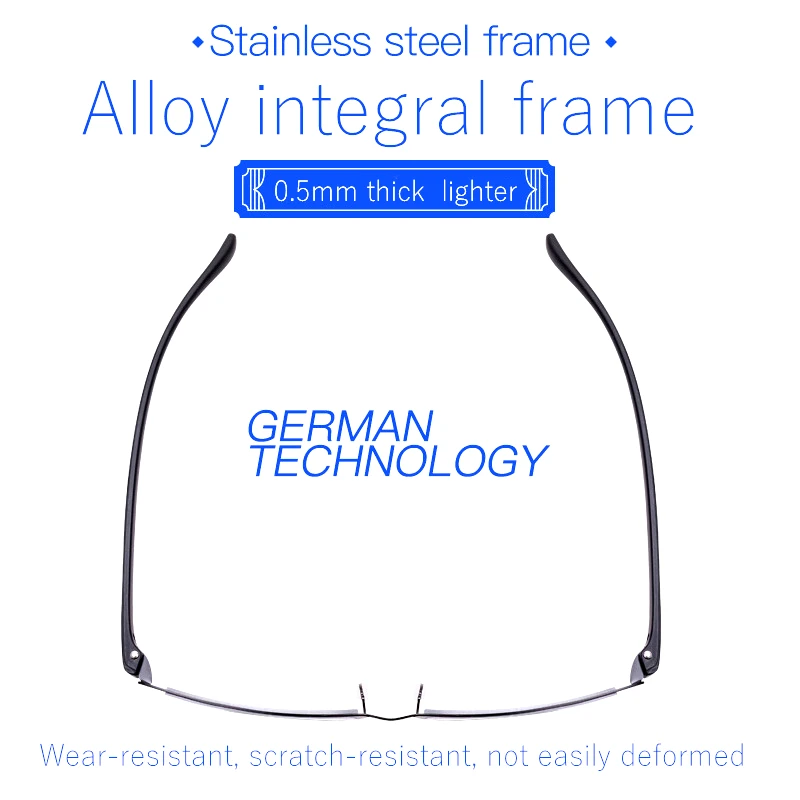 Мультифокальные мужские очки для чтения прогрессивные бифокальные анти-Синие