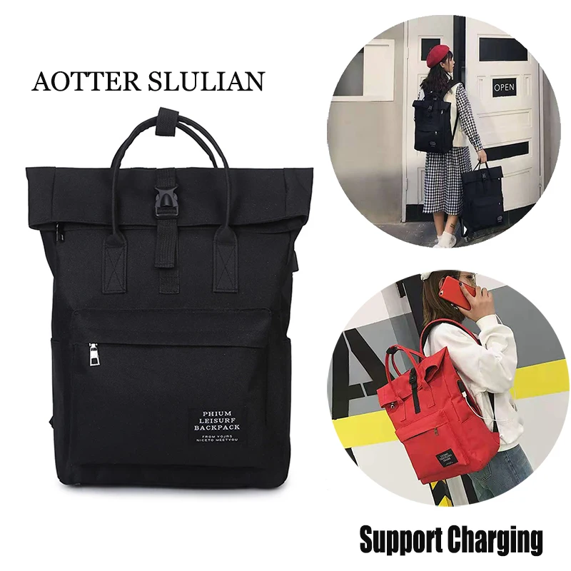 

Unisex Backpack Laptop School Casual Classic Bag USB Phone Charging for Teens Shoulder Bag Waterproof Schoolbag Travel Back Pack