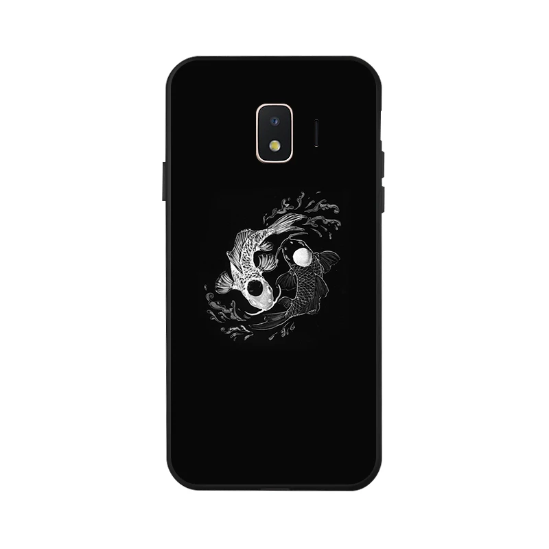Для samsung J2 Core Мягкая силиконовая задняя крышка для Galaxy чехол SM-J260F J260F J260 TPU черная |