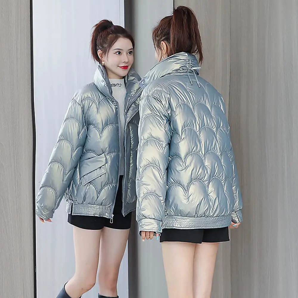 PinkyIsBlack New Fashion Women Winter Jacket Parkas Short Slim Stand Collar Casual Waterproof Warm Autumn Winter Coat Female