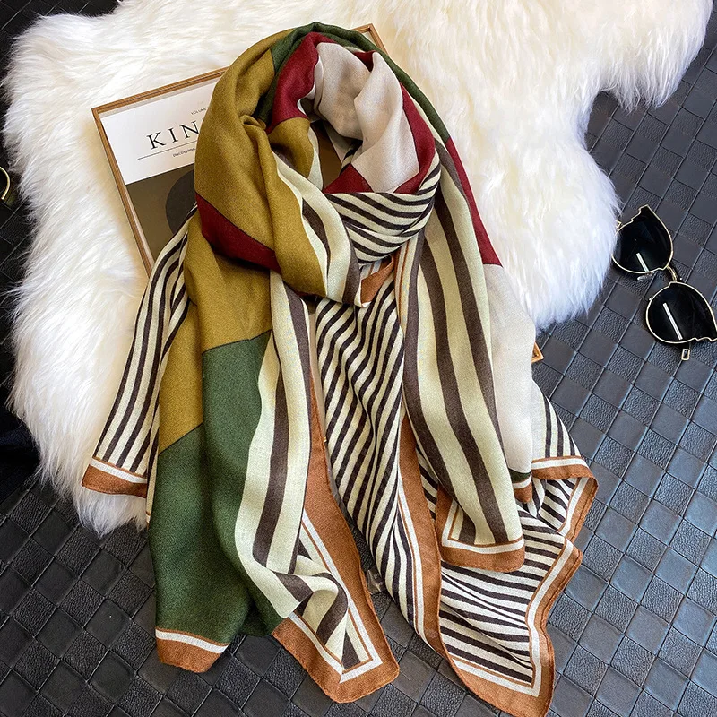 

2020 New Limited Women Hijab Winter Cotton Feel Scarf Foulard Femme Scarves Female Beach Bufandas Shawl Bandana Pashmina
