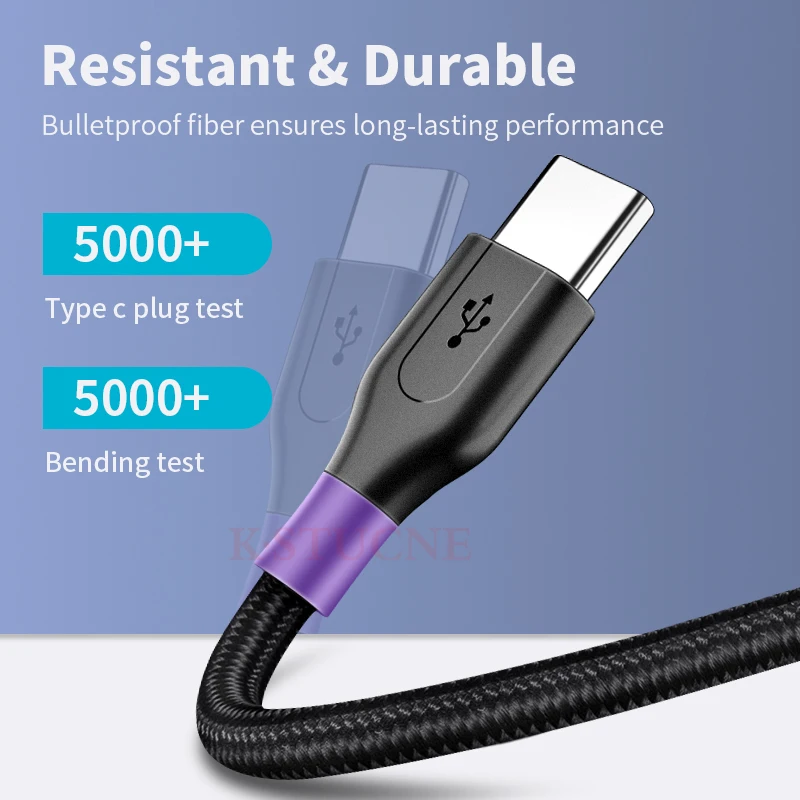 USB Type C Cable Fast Charging Data Cord Usb-C Charger Wire For Samsung S10 S9 S8 Xiaomi MI 8 A2 Redmi Note 7 Type-C | Мобильные