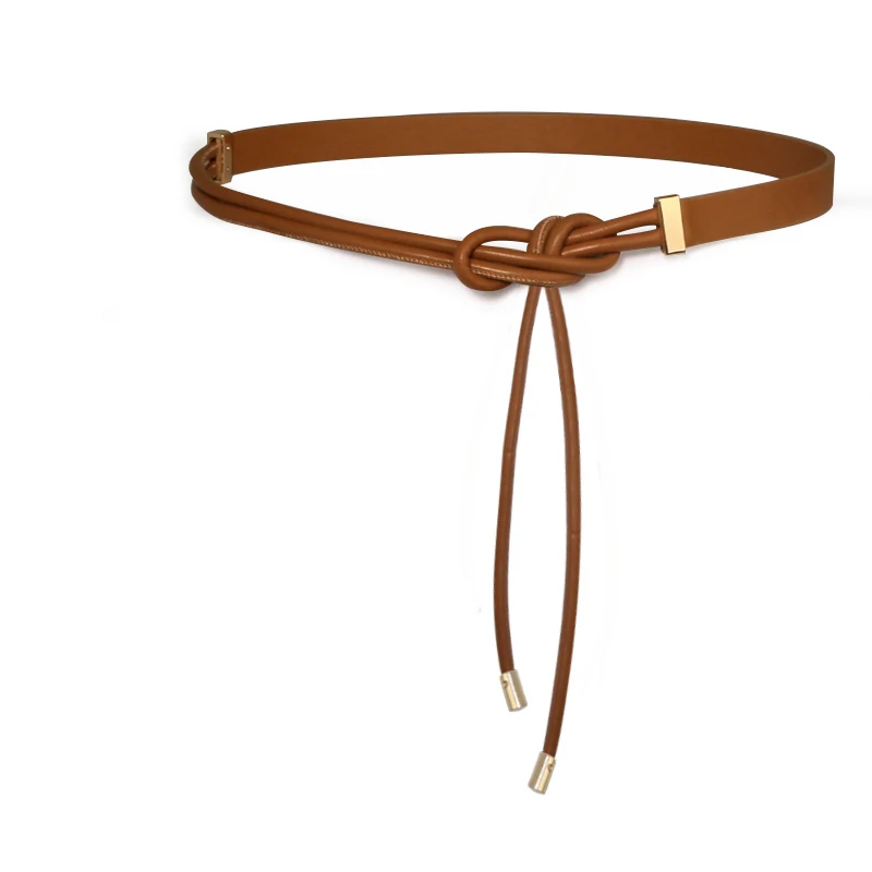 Новейшие ремни с узлом для женщин, модные длинные ремни из мягкой искусственной кожи с кисточками, платья, пальто, праздвечерние чные золотые, черные ремни, подарки